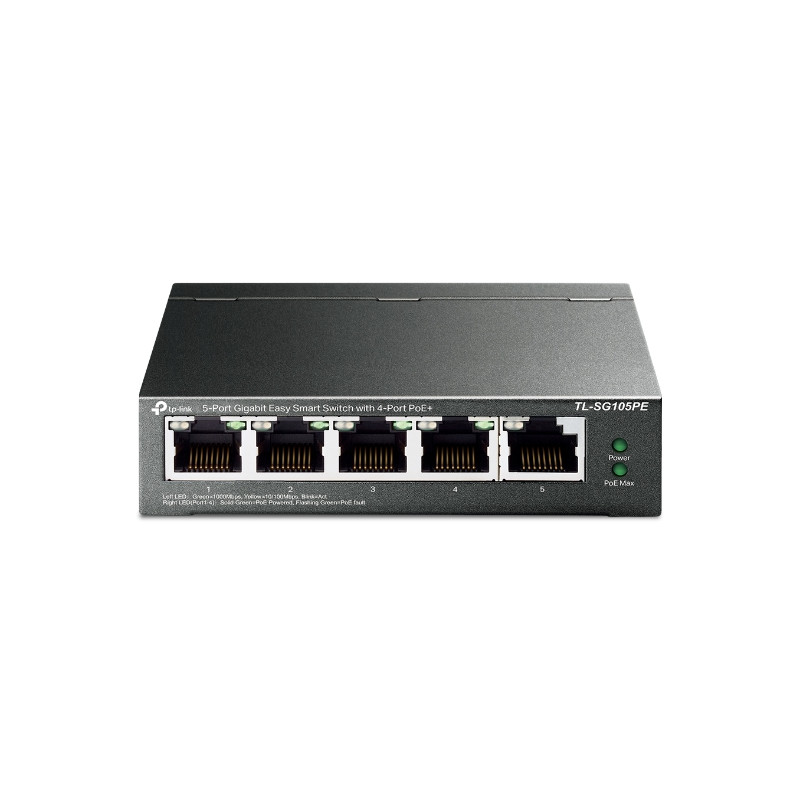 TP-Link TL-SG105PE 5-Port Gigabit Easy Smart Switch with 4 Port PoE+