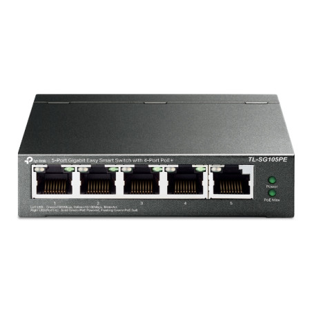 TP-Link TL-SG105PE 5-Port Gigabit Easy Smart Switch with 4 Port PoE+