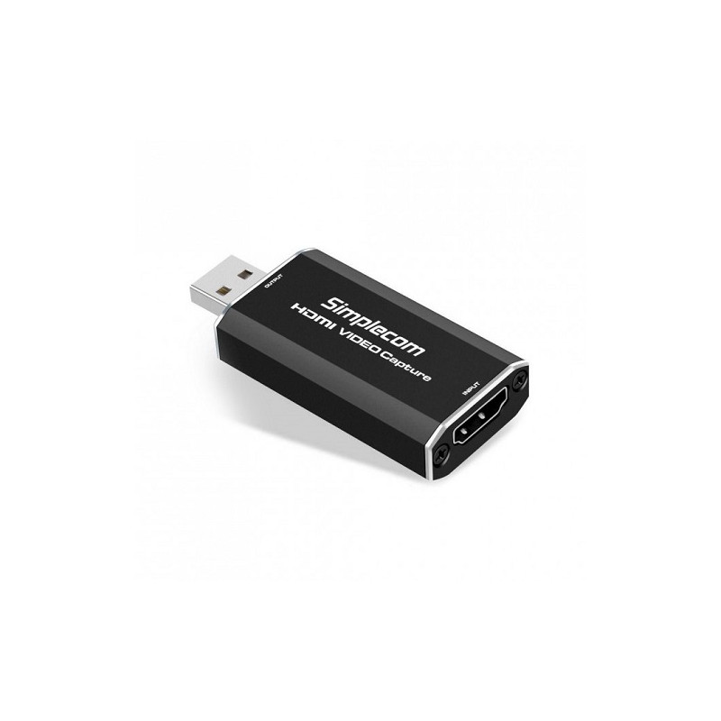 Simplecom DA315 HDMI to USB 2.0 Video Capture Card Full HD 1080p for Live Streaming Recording - Elgato, Atomos Connect