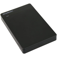 Simplecom SE203 Tool Free 2.5in SATA HDD SSD to USB 3.0 Hard Drive Enclosure - Black Enclosure