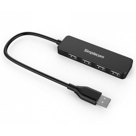 Simplecom CH241 Hi-Speed 4 Port Ultra Compact USB 2.0 Hub