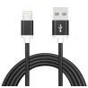 2m USB Lightning Data Sync Charger Black Cable for iPhone 5/6