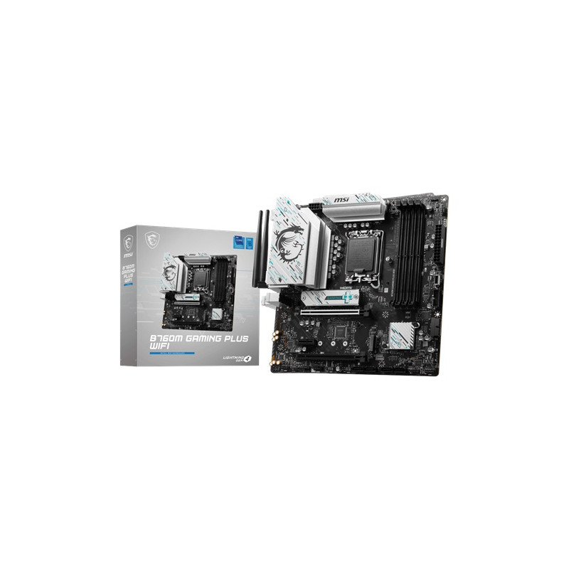 MSI B760M Gaming Plus Wifi 4x DDR5 mATX motherboard
