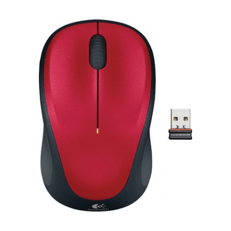 Logitech Mouse M235 Wireless nano Unifying receiver - Red