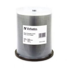 100pk CD-R Spindle IJ Printable