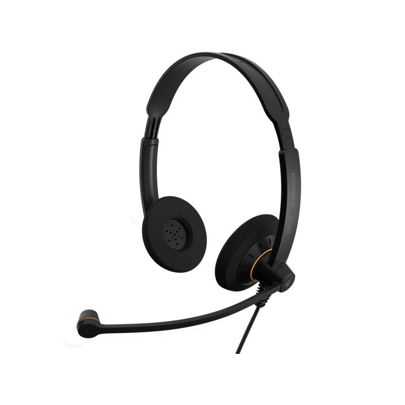 EPOS | Sennheiser SC60 Binaural Wideband Office headset - integrated call control - USB connect - Activegard protection - large 