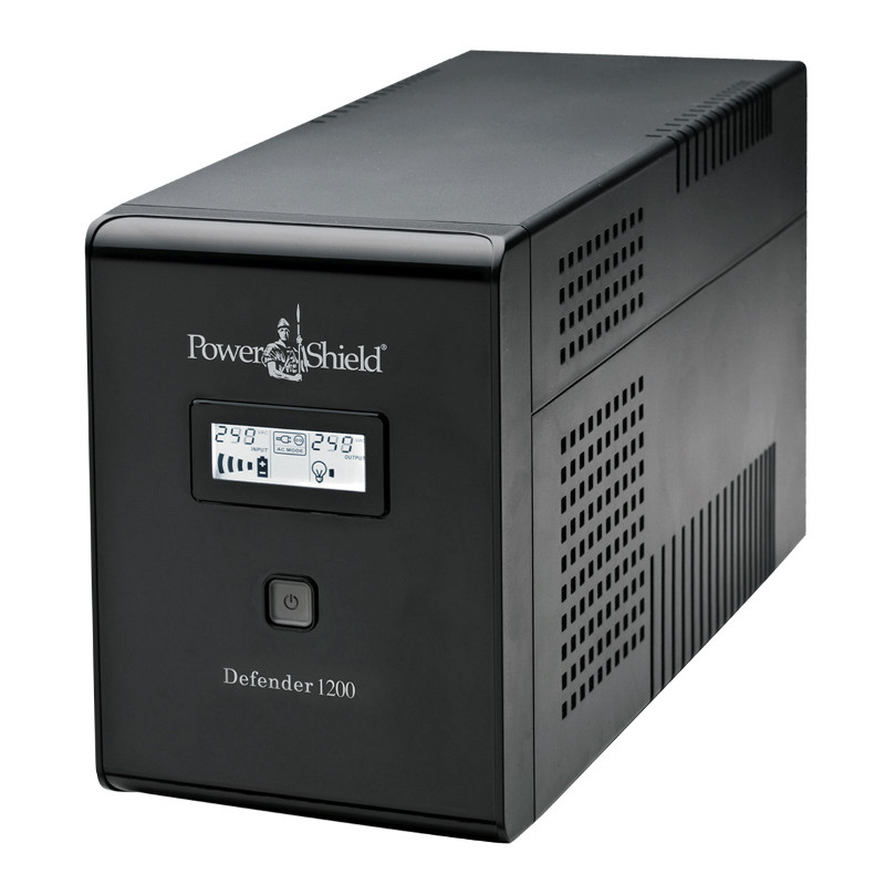 PowerShield Defender Line Interactive UPS 1200VA 720W AVR Australian Outlets