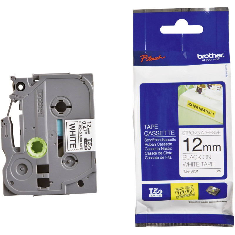 Brother TZeS231 8 metres Labelling Tape