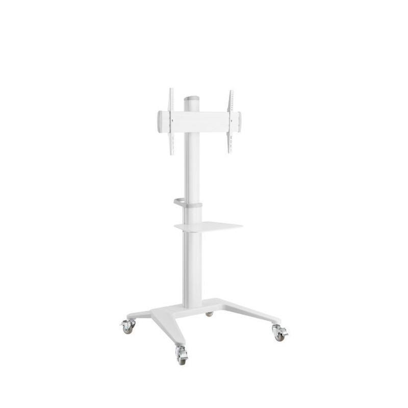 Atdec AD-TVC-70A-B Mobile TV Trolley Cart (Upto 70in) - White