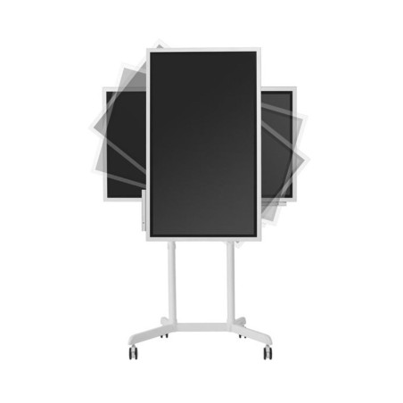 Atdec AD-TVC-70R-W Mobile Display Cart with Display Rotation