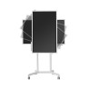 Atdec AD-TVC-70R-W Mobile Display Cart with Display Rotation