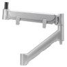 Atdec AWM-AHX-S Heavy Duty Dynamic Monitor Arm up to 43in - Silver