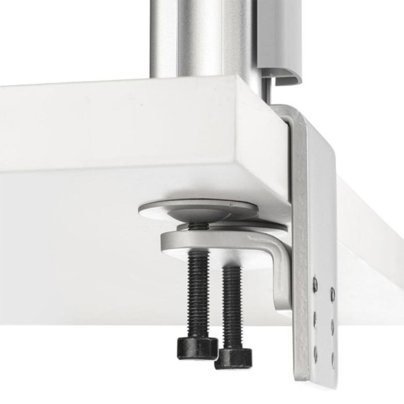 Atdec AWM-FH Heavy Duty F-Clamp Desk Mount - Silver