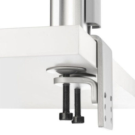 Atdec AWM-FH Heavy Duty F-Clamp Desk Mount - Silver