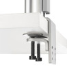 Atdec AWM-FH Heavy Duty F-Clamp Desk Mount - Silver