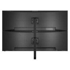 ATDEC DUAL STACK DESK MOUNT BLACK
