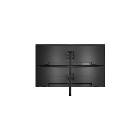 ATDEC DUAL STACK DESK MOUNT BLACK