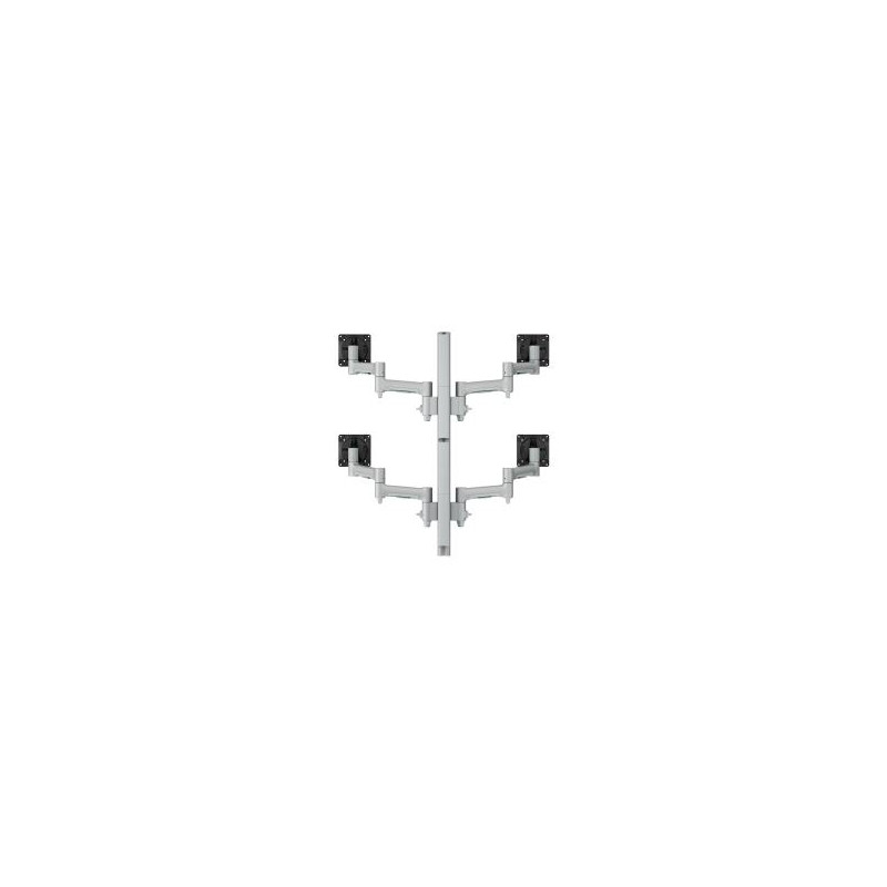 ATDEC QUAD DESK MOUNT SILVER