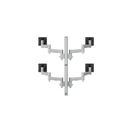 ATDEC QUAD DESK MOUNT SILVER