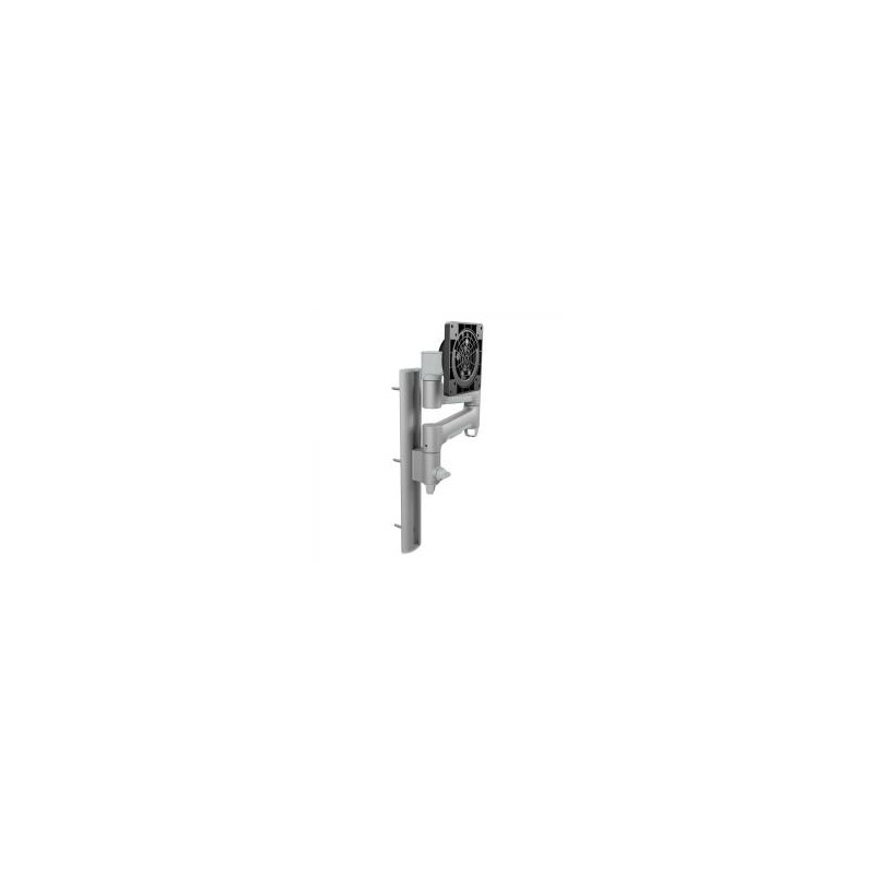 Atdec AWMS-46W35 Single monitor arm channel wall mount Silver