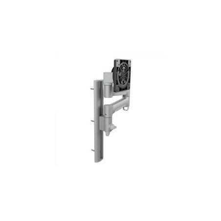 Atdec AWMS-46W35 Single monitor arm channel wall mount Silver