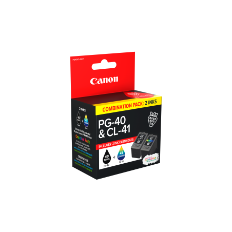 TWIN COMBINATION PACK 1X PG40 BLACK INK CART; 1X CL41 FINE COLOUR INK CART
