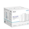 TP-Link Deco BE85(3-pack) BE22000 Tri-Band WiFi 7 Home Mesh 