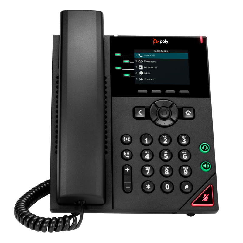 HP POLY VVX 250 4-LINE IP PHONE