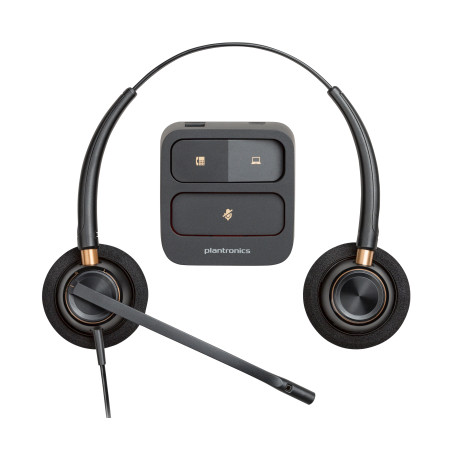 HP POLY ENCOREPRO HW520 OTH CORDED STEREO HEADSET,NOISE CANCELLING QUICK DISCONNECT