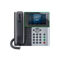 HP POLY EDGE E550 IP PHONE, NOISEBLOCK AI AND ACOUSTIC FENCE, USB-C, BLUETOOTH/WIFI