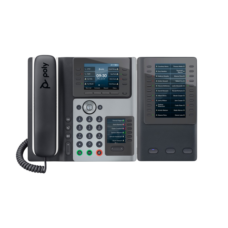 HP POLY EDGE E400 IP PHONE, NOISEBLOCK AI AND ACOUSTIC FENCE, USB-C, NO BLUETOOTH/WIFI