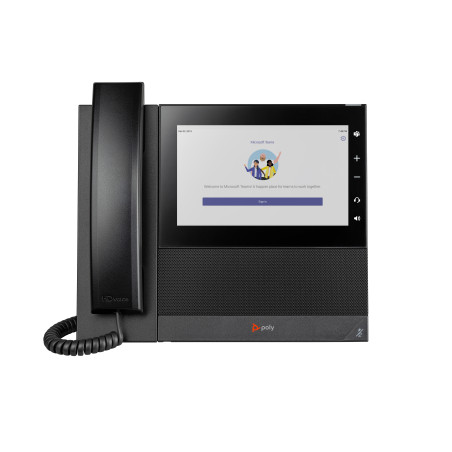 HP POLY CCX 600 BUSINESS MEDIAPOE PHONE WITH HANDSET, MS TE AMS/SFB