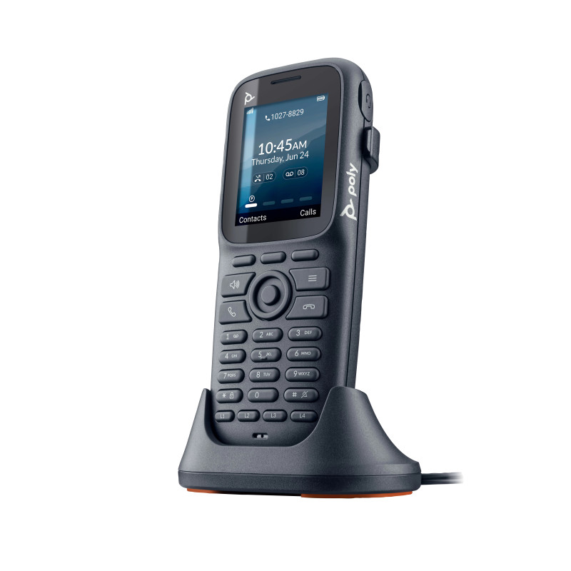 HP POLY ROVE 20 RUGGED DECT IP PHONE HANDSET, 2" DISLAY, AEC,50M RANGE,3.5MM