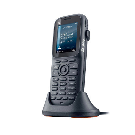 HP POLY ROVE 20 RUGGED DECT IP PHONE HANDSET, 2" DISLAY, AEC,50M RANGE,3.5MM