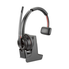HP POLY SAVI S8210 OTH WIRELESS UC MONO DECT HEADSET,D200 DONGLE,PC, USB-A
