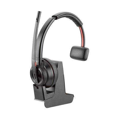 HP POLY SAVI S8210 OTH WIRELESS UC MONO DECT HEADSET,D200 DONGLE,PC, USB-A