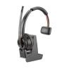 HP POLY SAVI S8210 OTH WIRELESS UC MONO DECT HEADSET,D200 DONGLE,PC, USB-A