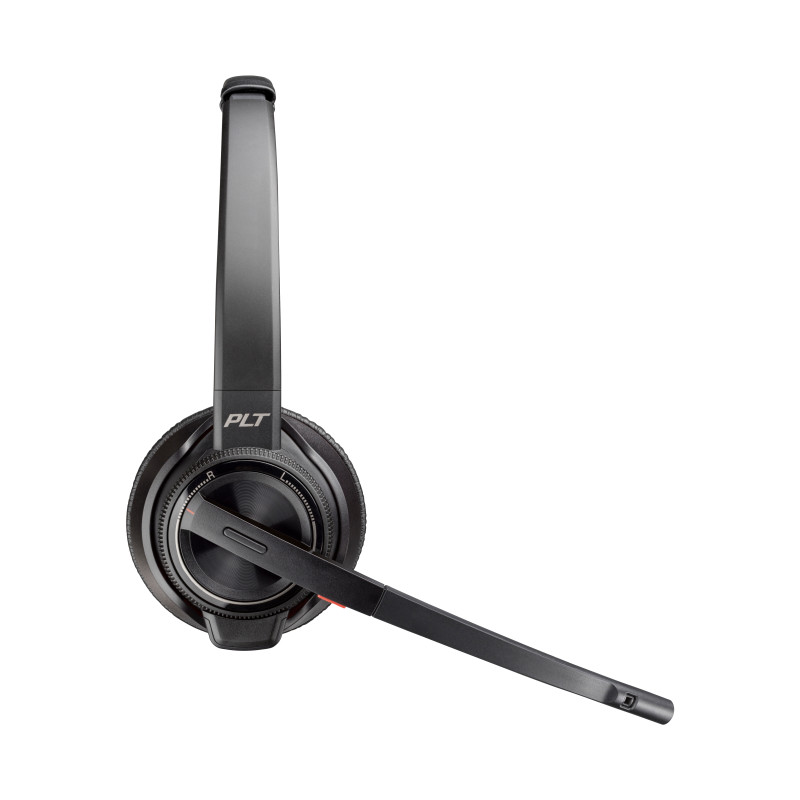 HP POLY SAVI S8220 OTH WIRELESS UC STEREO DECT HEADSET,D200 DONGLE,PC, USB-A