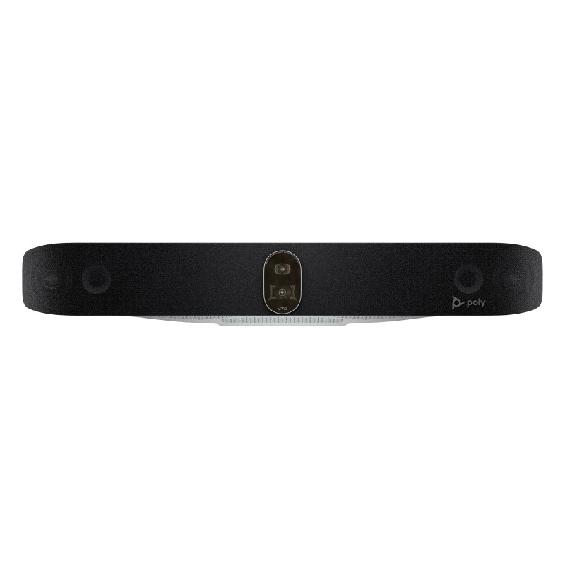 HP POLY STUDIO V72 USB VC BAR, 4K DUAL 20MP CAM, 140 FOV, (POWER CABLE SEPARATE), LRGE RM
