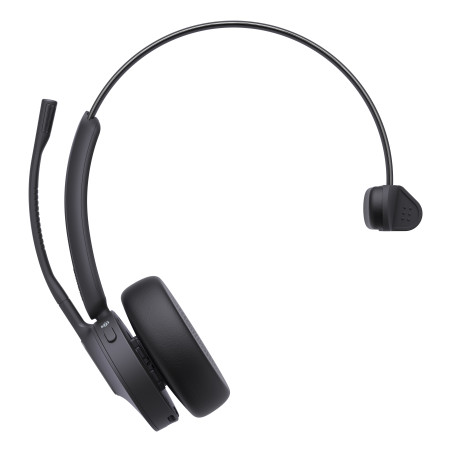 YEALINK WIRELESS (BH70) MS MONO BLUETOOTH HEADSET BT51 DONGLE, BLACK, USB-C