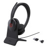 YEALINK WIRELESS (BH74) MS STEREO BT ANC HEADSET, CHARGESTAND, BT51, BLACK, C TO A ADAPTER