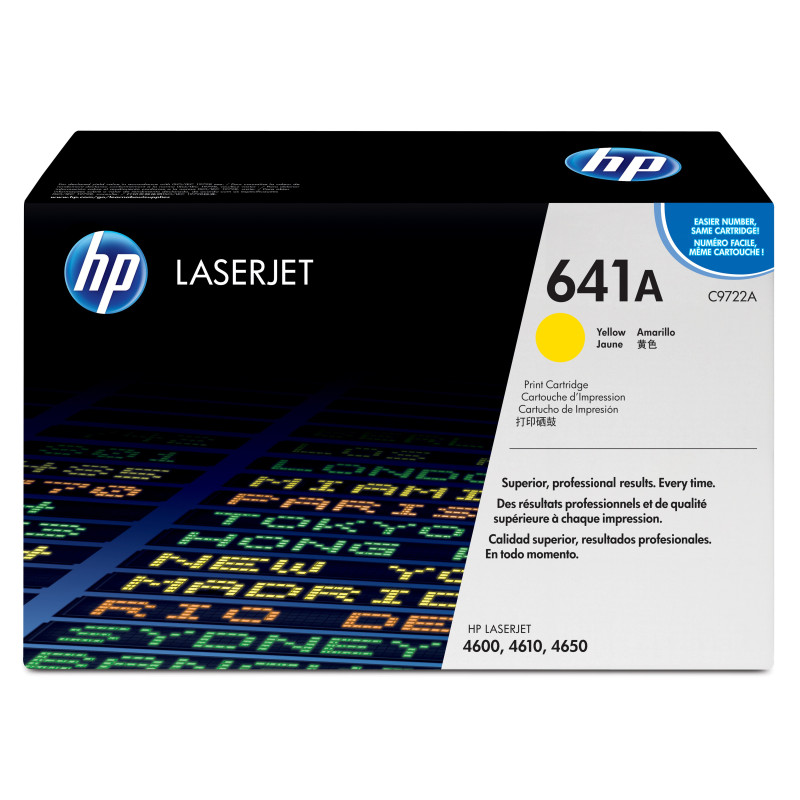 HP YELLOW TONER C9722A