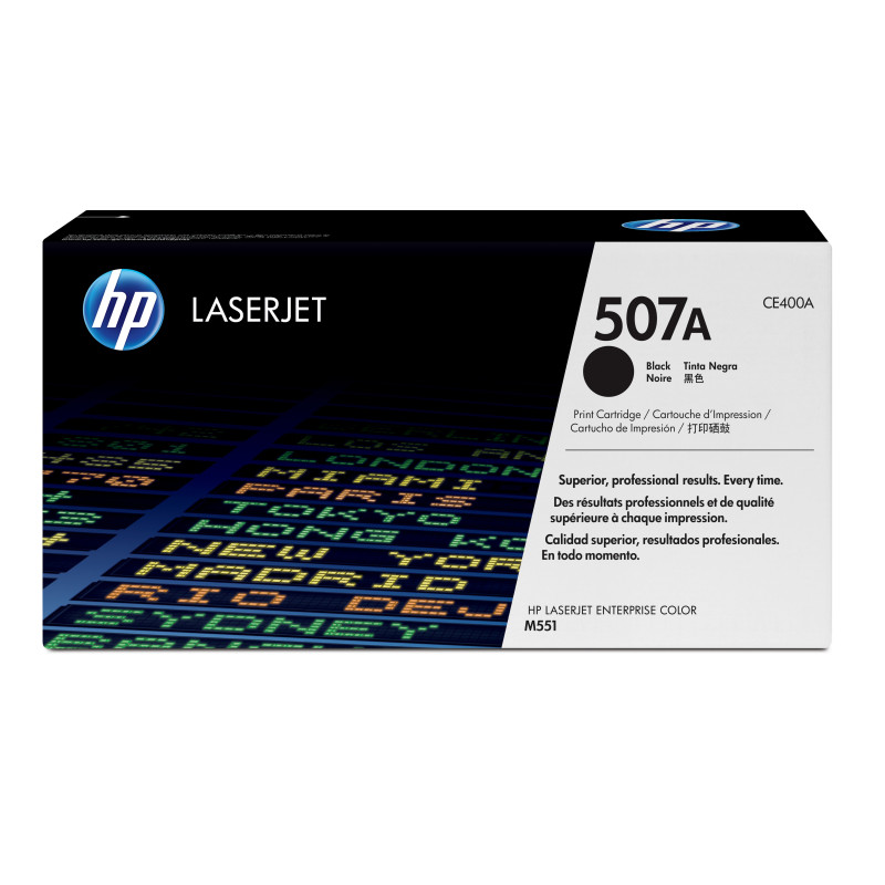 HP 507A BLACK LASERJET CARTRIDGE