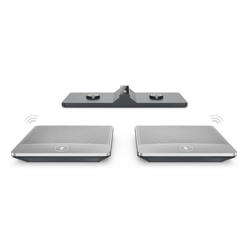 YEALINK (CPW90PACKAGE) CPW90 WIRELESS MICS(2), PWR ADAPTER,CHARGER CRADLE, 1.8M USB CABLE