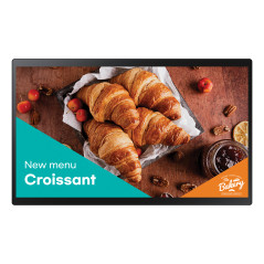 SAMSUNG (QBC-T) INTERACTIVE DISPLAY, 24" FHD LED, 250NITS, HDMI, LAN/WIFI, 16H/7D, 3YR
