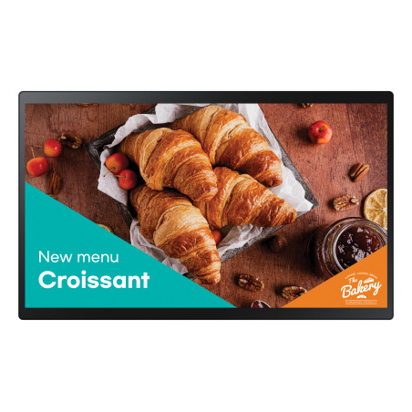 SAMSUNG (QBC-T) INTERACTIVE DISPLAY, 24" FHD LED, 250NITS, HDMI, LAN/WIFI, 16H/7D, 3YR