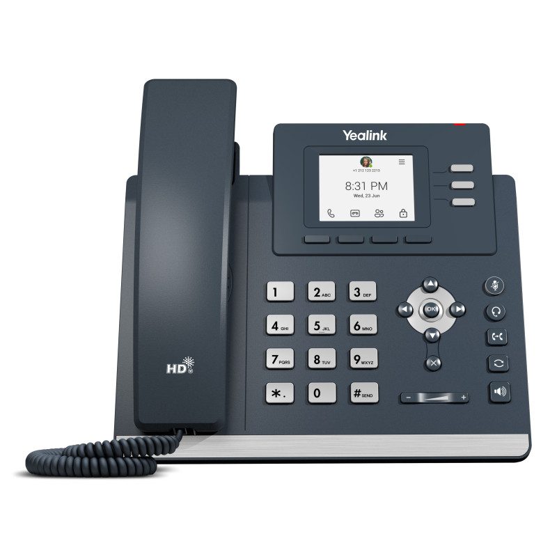 YEALINK (MP52) DESKTOP PHONE WITH HANDSET, 2.4" NON TOUCH SCREEN, NO TEAMS BUTTON, 2nd GEN