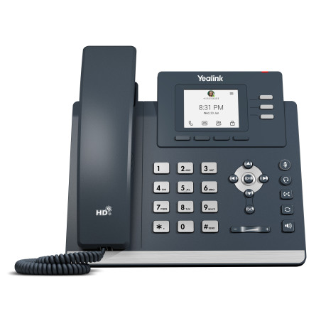 YEALINK (MP52) DESKTOP PHONE WITH HANDSET, 2.4" NON TOUCH SCREEN, NO TEAMS BUTTON, 2nd GEN
