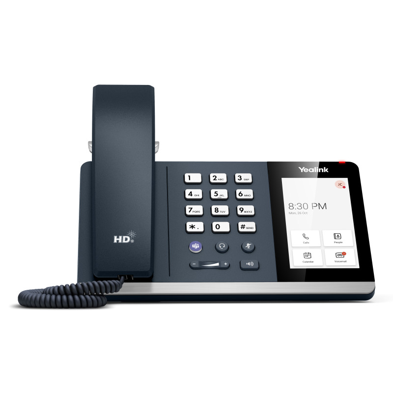 YEALINK (MP54) DESKTOP PHONE WITH HANDSET, 4" TOUCH SCREEN, MS TEAMS 2nd GEN