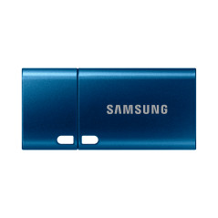 SAMSUNG 64GB USB-C FLASH DRIVE, UP TO 300MB/s R/W, BLUE, 5YR WTY